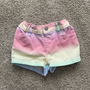 9-12M | Tie-dye ombré baby girl shorts